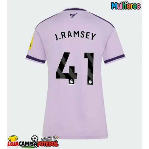 Camisa de Futebol Newcastle United Jacob Ramsey #41 Equipamento Alternativo Mulheres 2026-27 Manga Curta